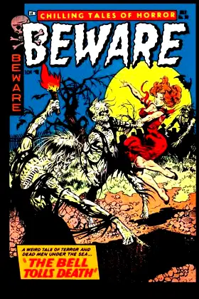 Beware #10: Classic Horror Comic 1954 poster