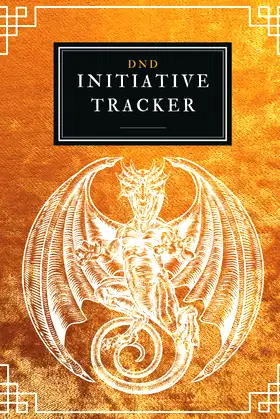 DND Initiative Tracker: (200 pages) RPG Encounter Combat Tracker poster