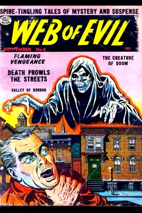 Web Of Evil #8: Golden Age Horror Suspense Comic 1953 poster