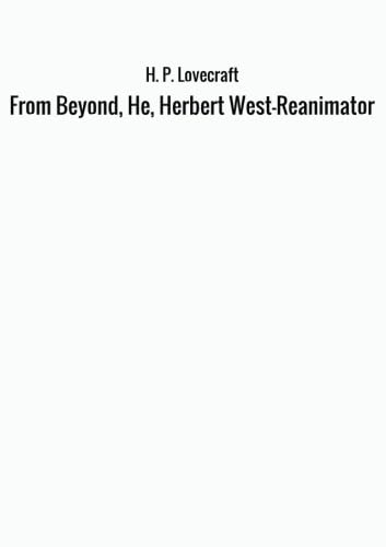 From Beyond, He, Herbert West—Reanimator poster