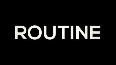 Routine - Short Horror Film poster