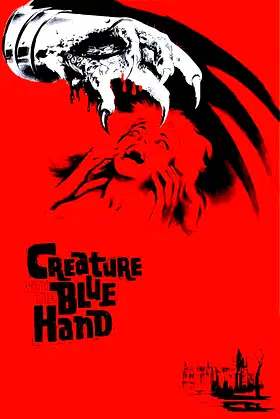 Creature with the Blue Hand poster