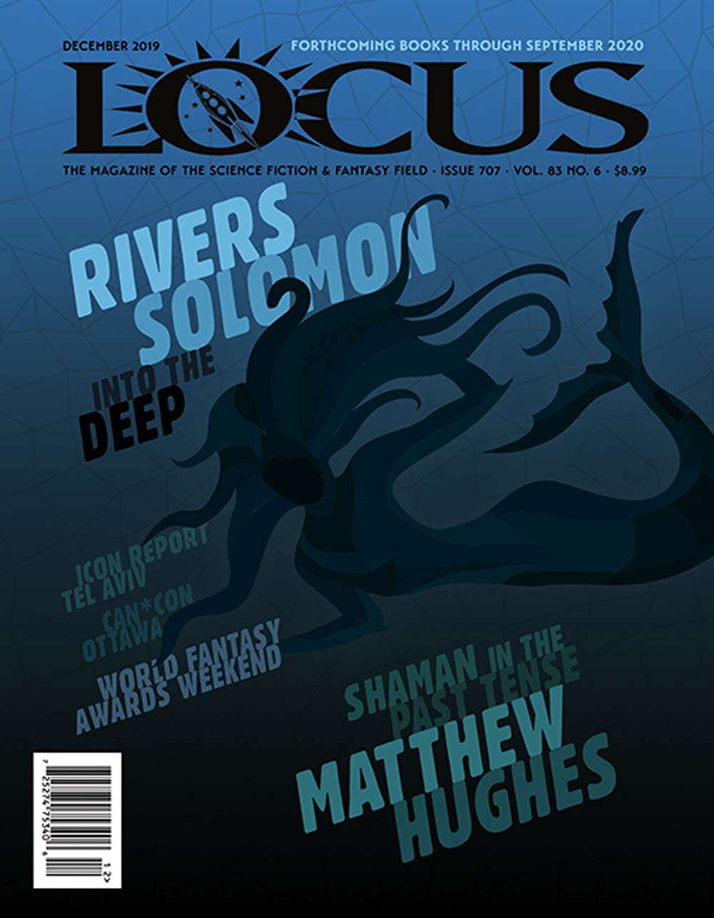 Locus Magazine, Issue #707, December 2019 poster