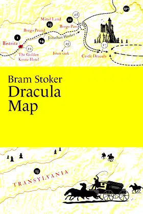 Bram Stoker: Dracula Map (Paris Grafik's Literary Maps) poster