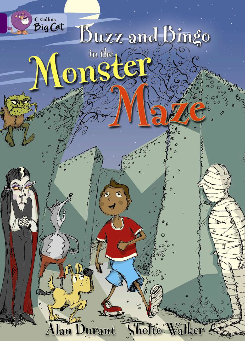 Buzz and Bingo in the Monster Maze (Collins Big Cat) poster