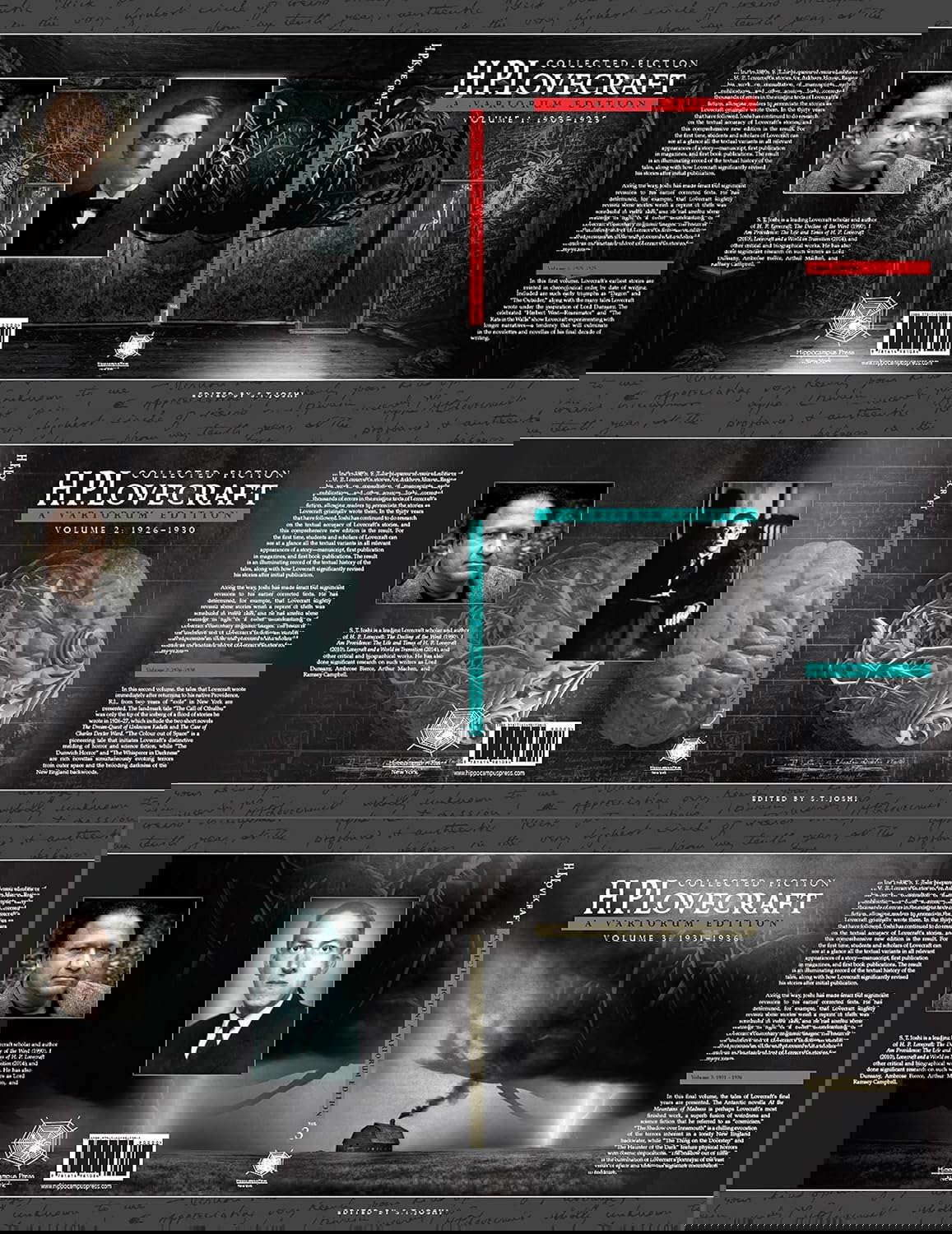 Collected Fiction: A Variorum Edition (THREE VOLUMES) poster