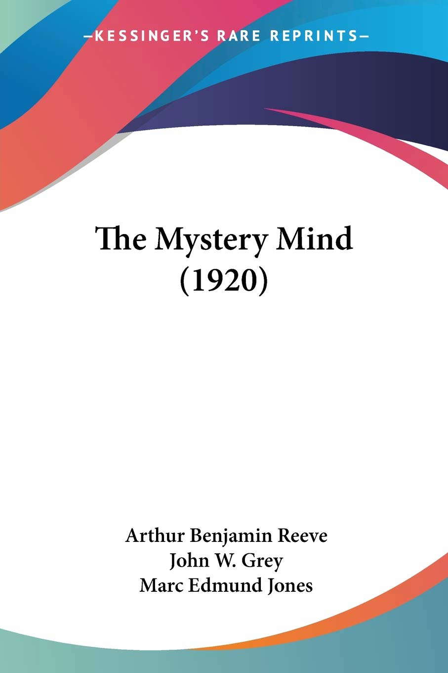 The Mystery Mind (1920) poster