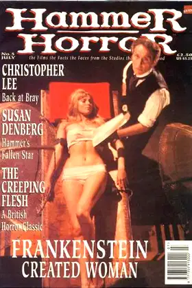 HAMMER HORROR #5 "Frankenstein Created Woman" poster