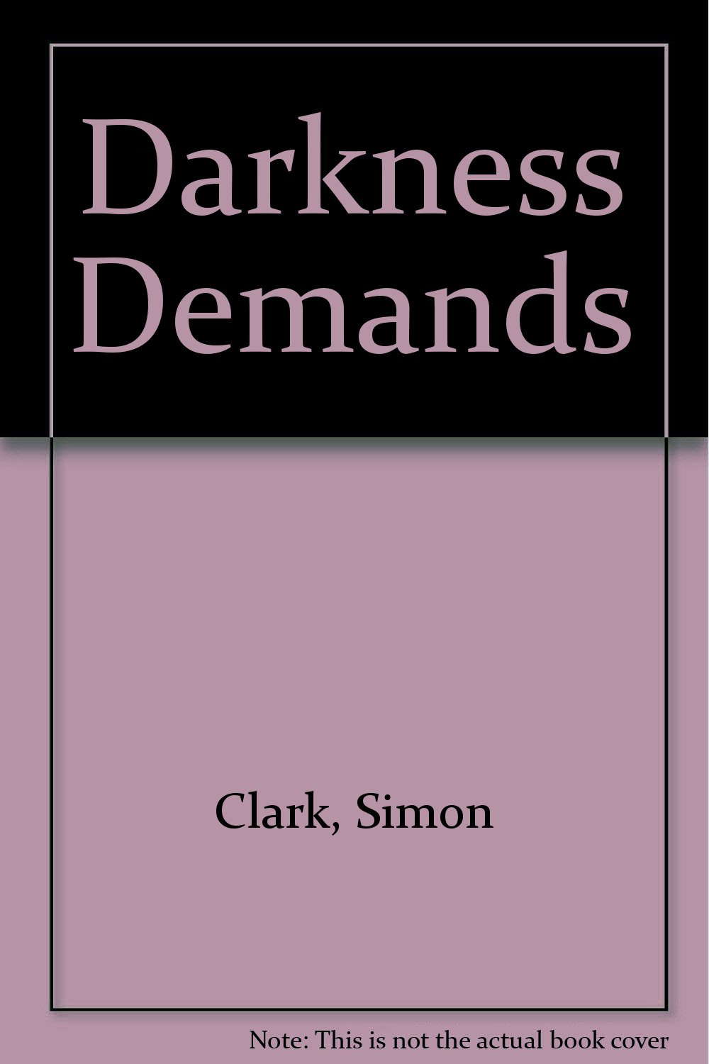 Darkness Demands poster