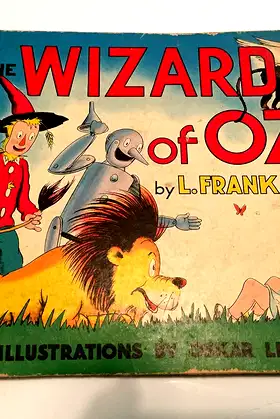 The Wizard of Oz Oskar Lebeck Illustrator poster