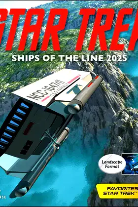 Star Trek Ships of the Line 2025 Wall Calendar poster