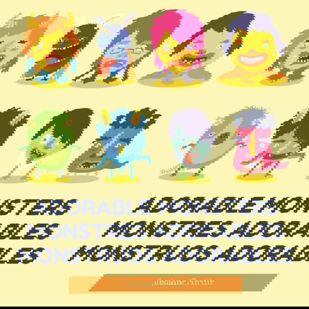 Adorable Monsters: A Trilingual Story Featuring Adorable Monsters poster