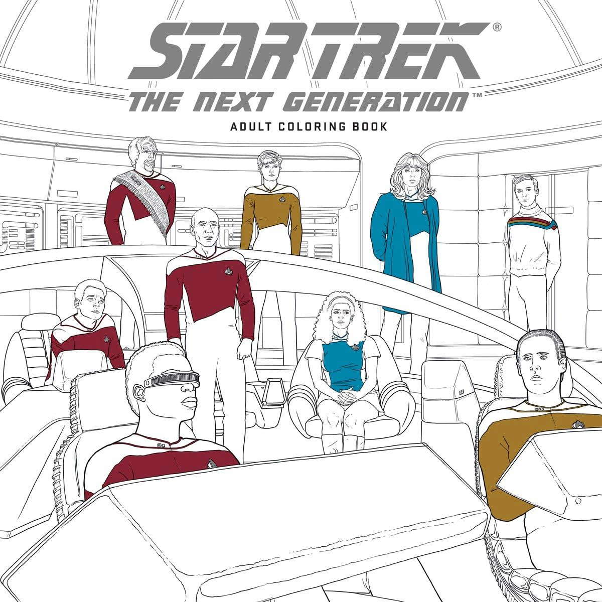 Star Trek: The Next Generation Adult Coloring Book poster