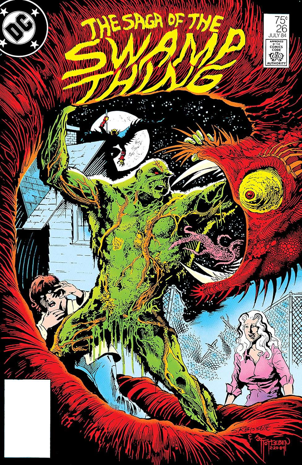 Swamp Thing (1982-1996) #26 poster