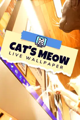 Cat's Meow Live Wallpaper poster