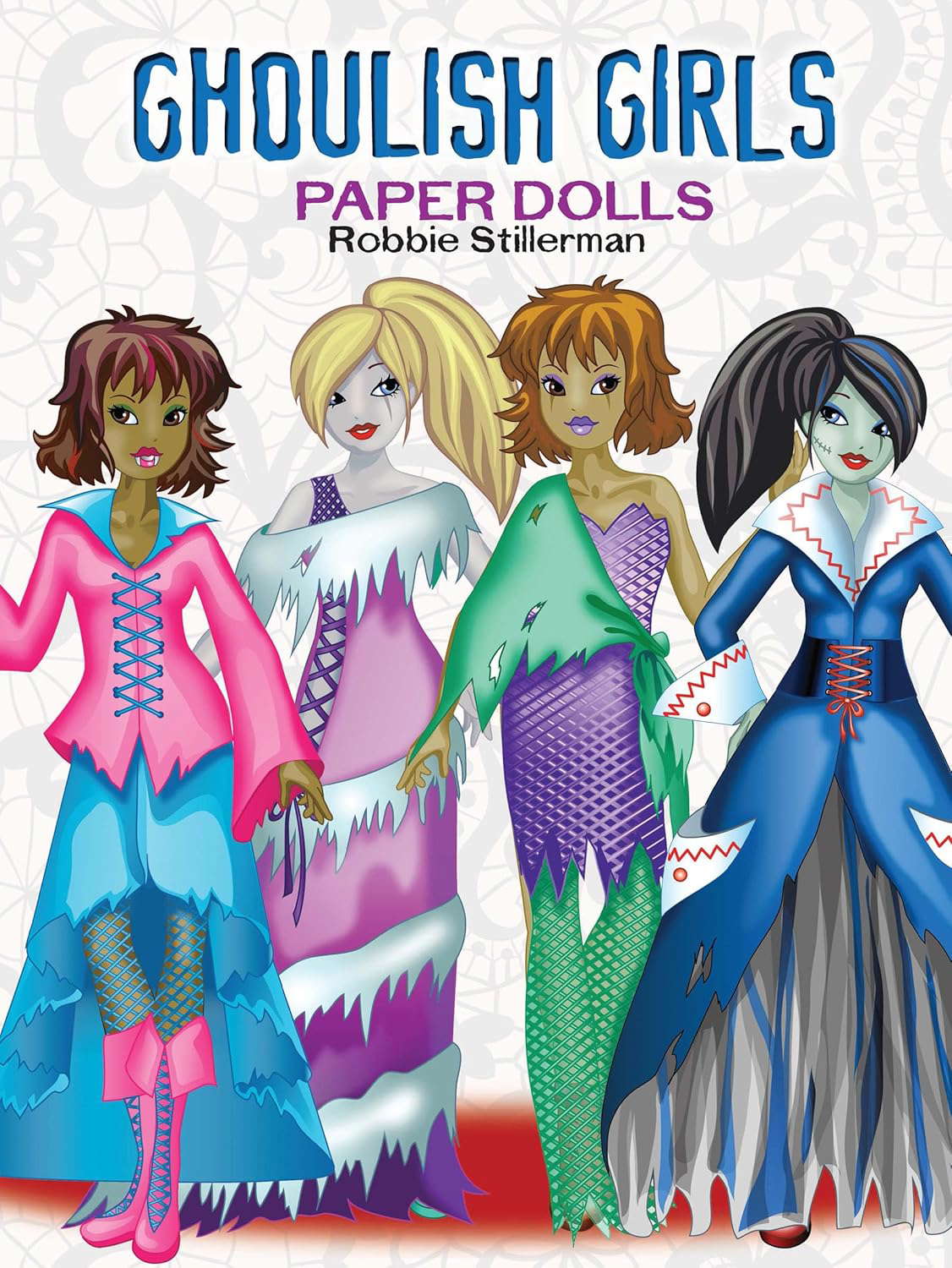 Ghoulish Girls Paper Dolls poster