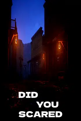 DID YOU SCARED poster