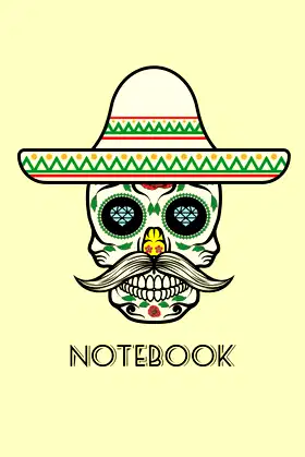 Skull Notebook: Cowboy Skull poster