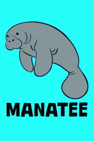 Manatee poster