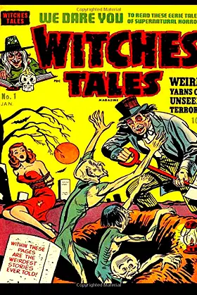 Witches Tales #1: Golden Age Classic Horror Comic 1951 poster