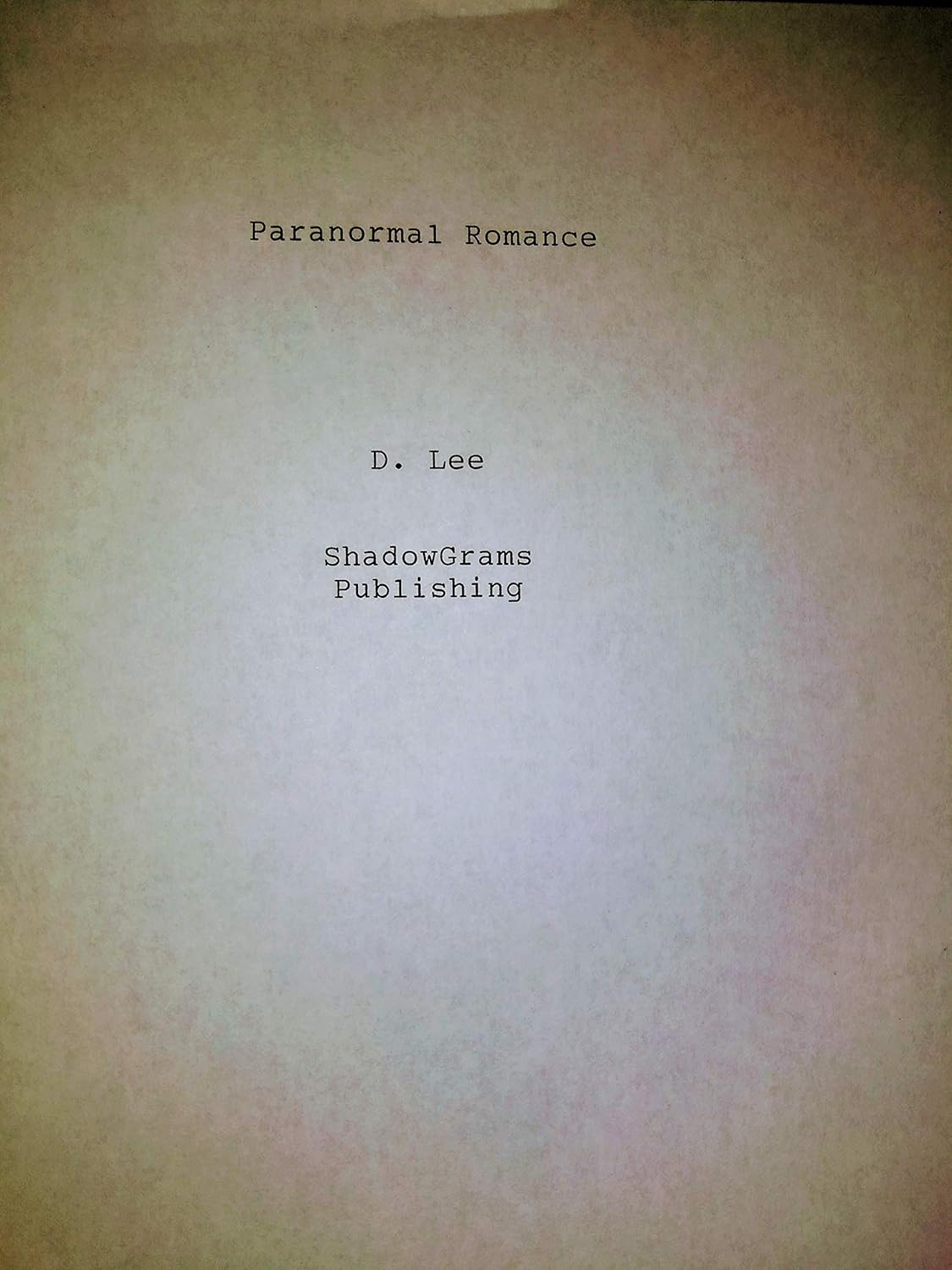 ParaNormal Romance poster