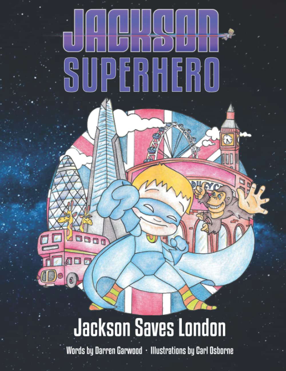 Jackson Saves London: Jackson Superhero poster
