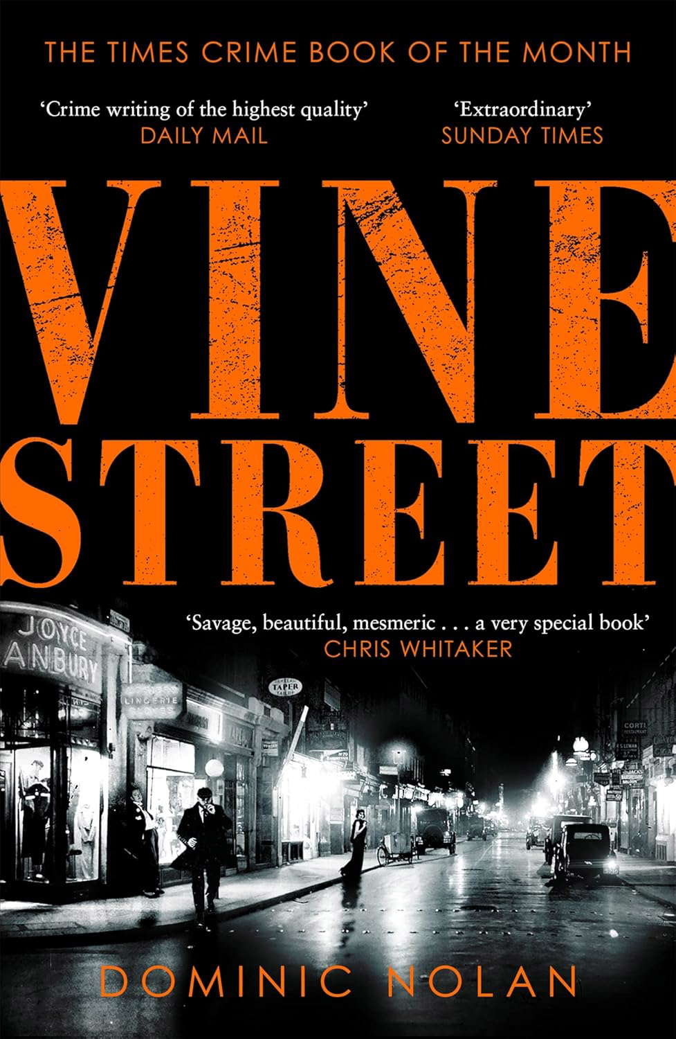 Vine Street: SUNDAY TIMES Best Crime Books of the Year pick poster