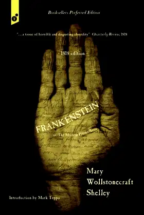 Frankenstein: or, The Modern Prometheus. 1818 edition. poster