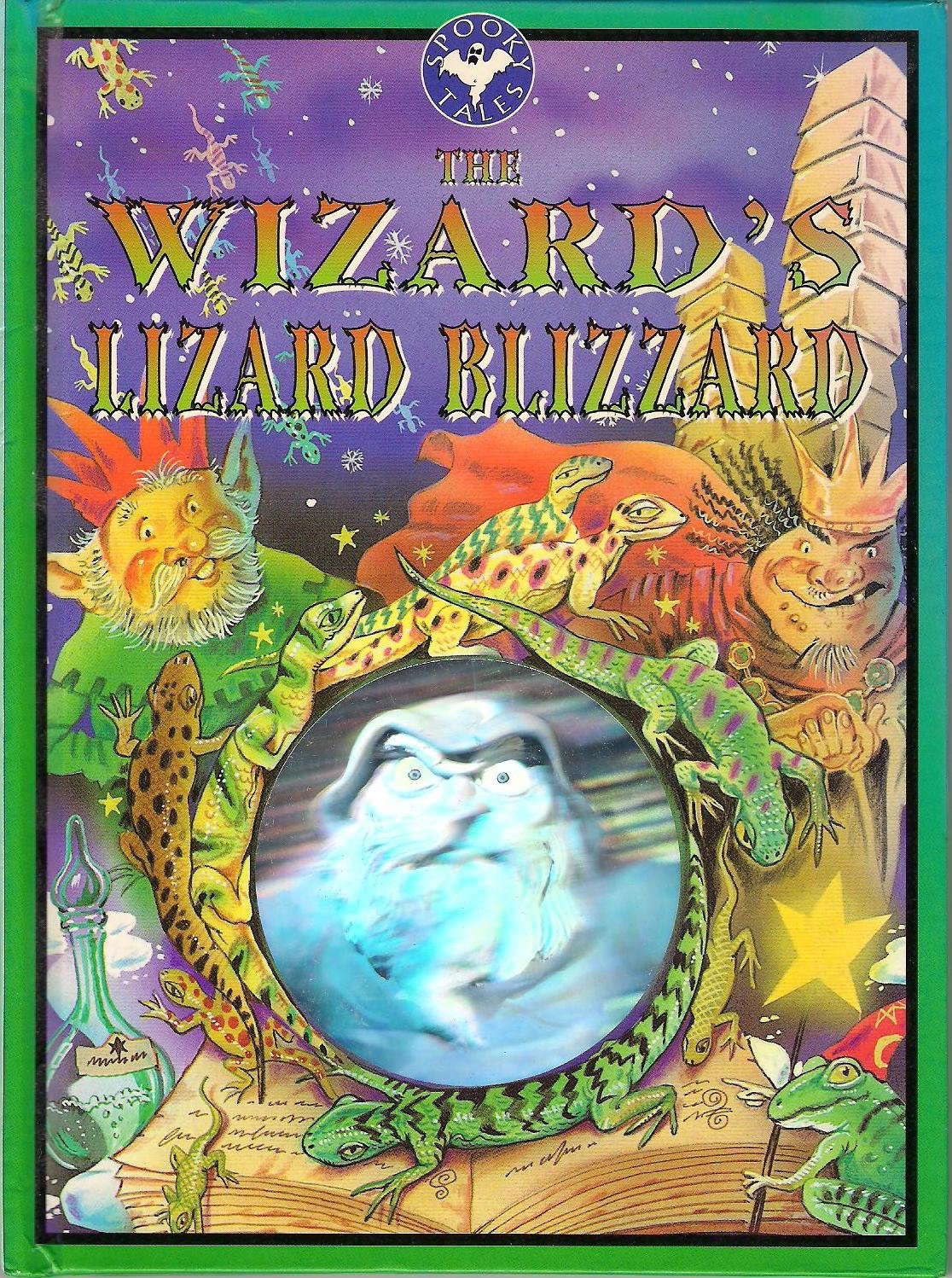 The wizard's lizard blizzard (Spooky tales) poster