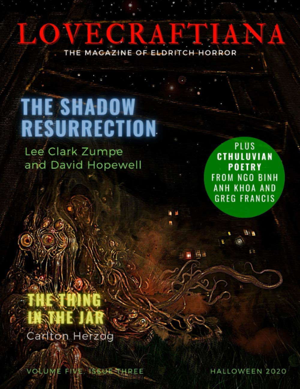 Lovecraftiana: Vol 5, Issue 3, Halloween 2020 poster