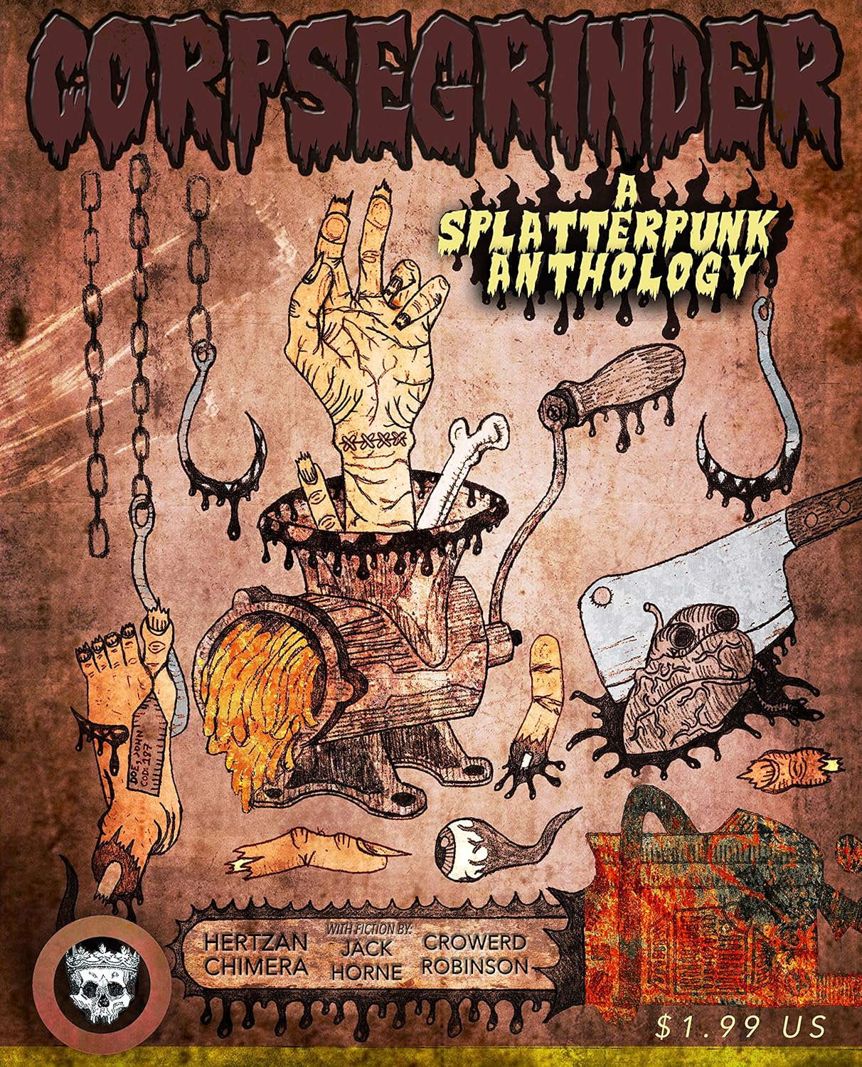 CORPSEGRINDER: A Splatterpunk Anthology poster
