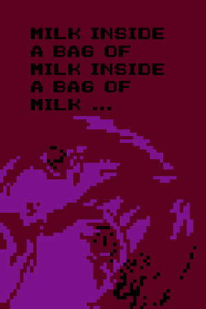 Milk inside a bag of milk inside a bag of milk poster