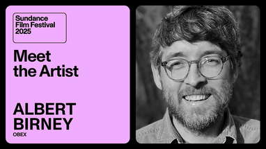Meet the Artist 2025: Albert Birney on “OBEX” poster