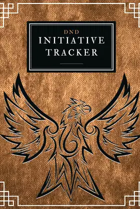 DND Initiative Tracker: (200 pages) RPG Encounter Combat Tracker poster