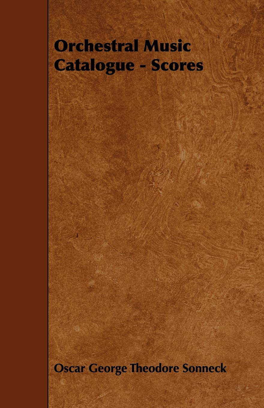 Orchestral Music Catalogue - Scores poster