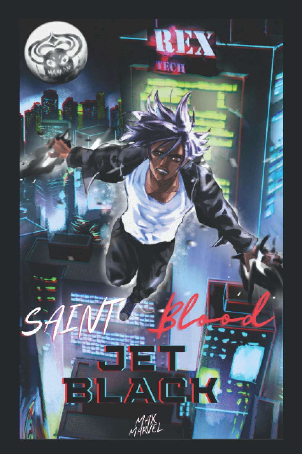 Saint Blood Jet Black poster