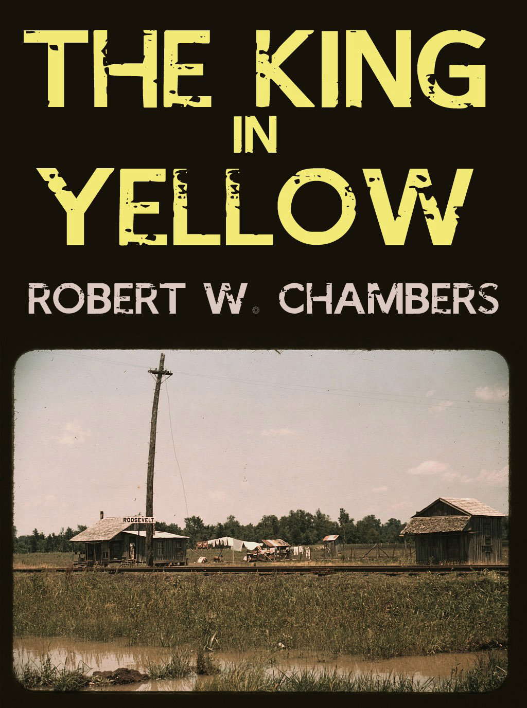 Robert Chambers classic THE KING IN YELLOW (illustrated) poster