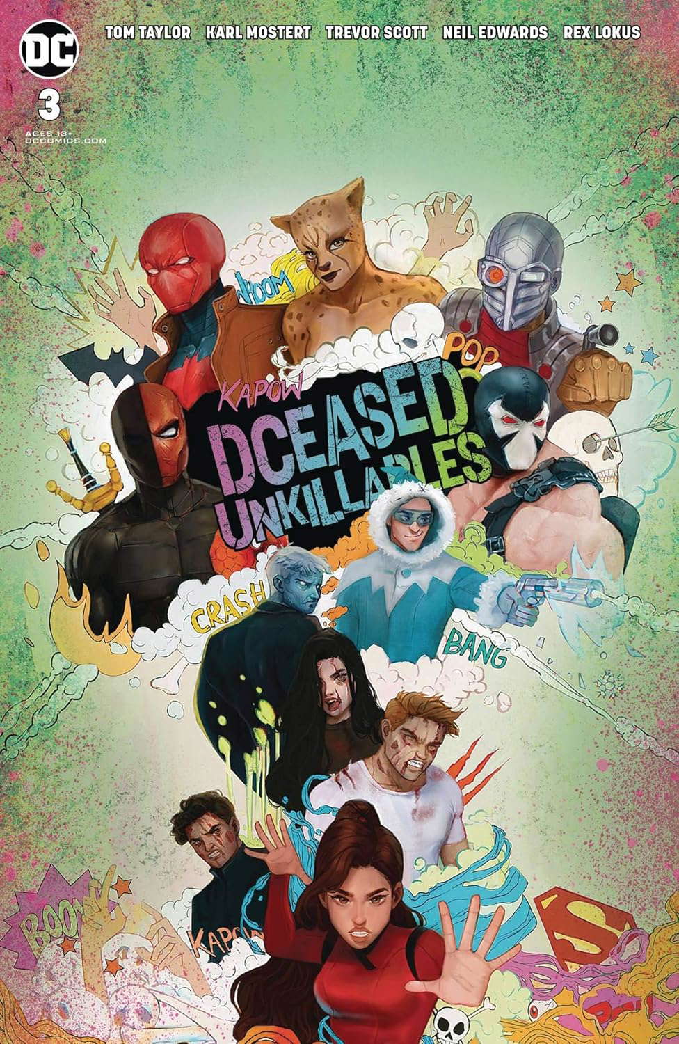 Dceased Unkillables #3 Card Stock Horror Tasia Final Issue poster