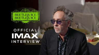 Tim Burton Interview poster