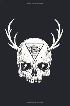 Notebook: College Ruled Composition Notebook / Skull Cover poster