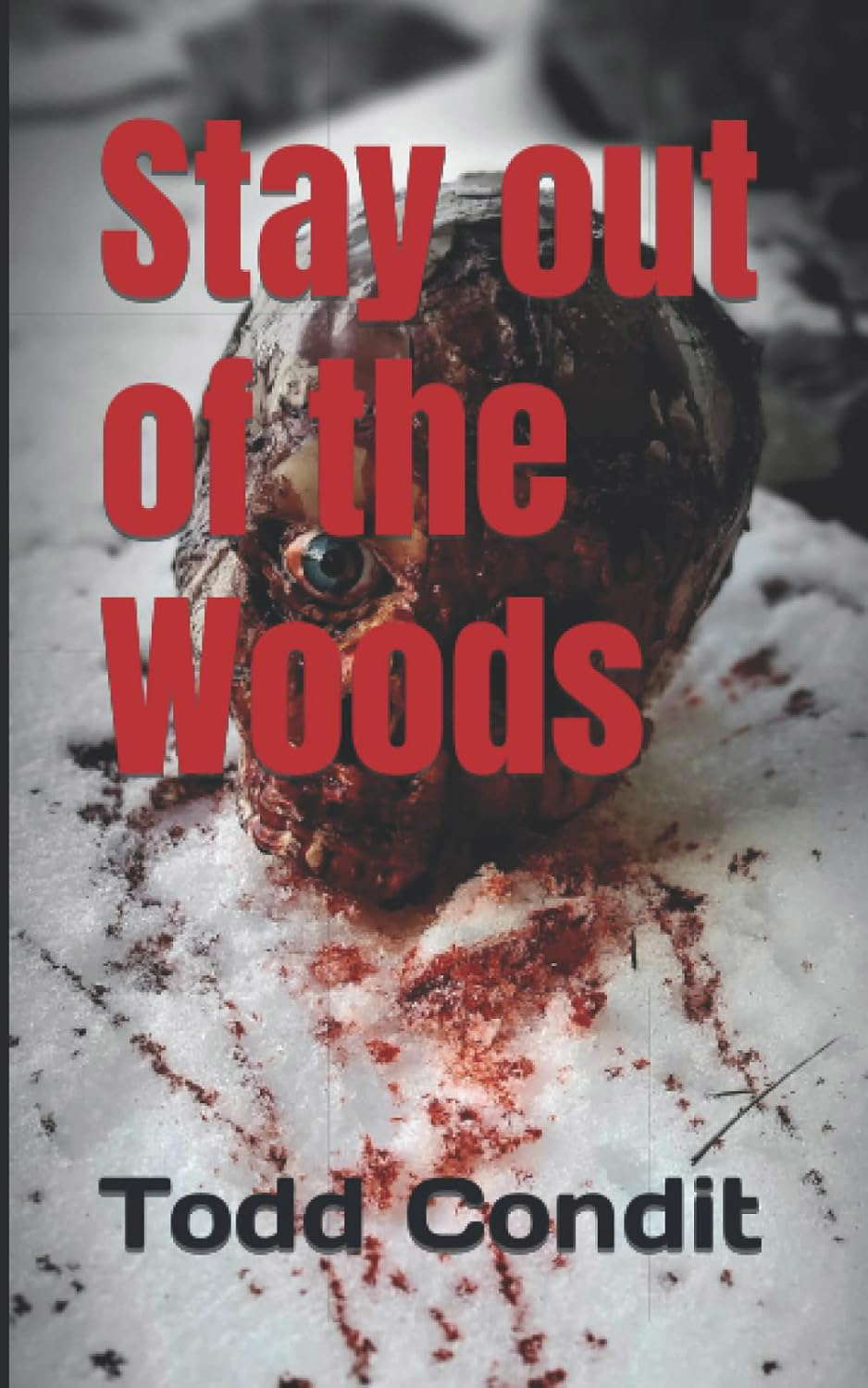 Stay out of the Woods poster