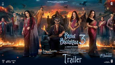Bhool Bhulaiyaa 3 (Official Trailer): Kartik Aaryan,Vidya B,Madhuri D,Triptii | Anees B | Bhushan K poster