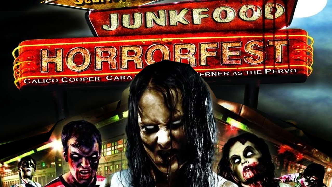 Poster for Scarlet Fry's Junkfood Horrorfest