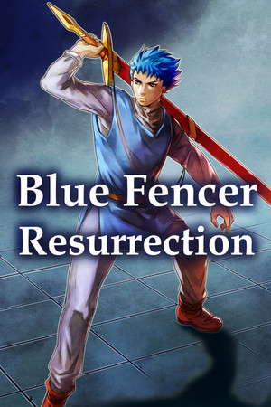 Blue fencer Resurrection poster