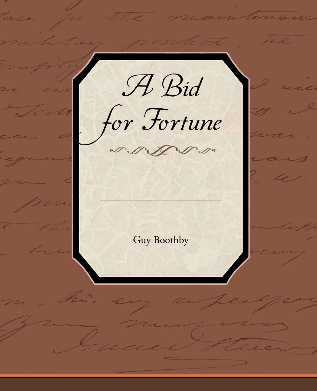 A Bid for Fortune poster