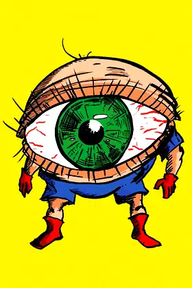 Terrif-eye-ing Journal (Horror, Monsters, and Myths) poster