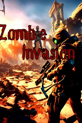 Zombie invasion poster