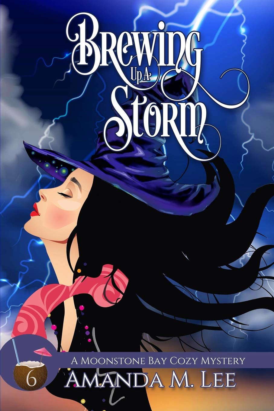Brewing Up a Storm (A Moonstone Bay Cozy Mystery) poster