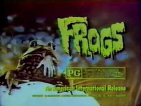 Frogs 1972 TV trailer poster