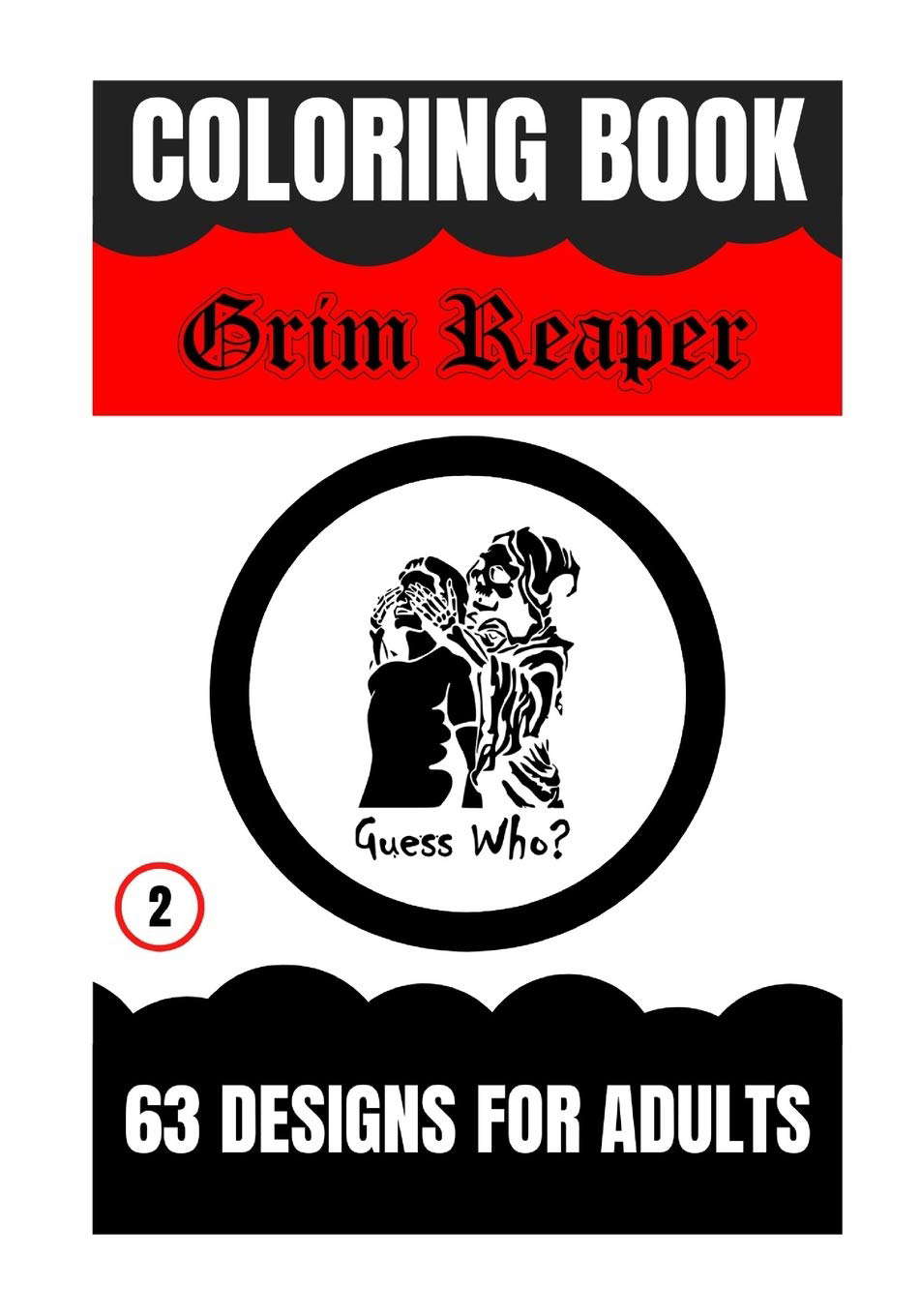 COLORING BOOK: GRIM REAPER (PUMPKIN) poster